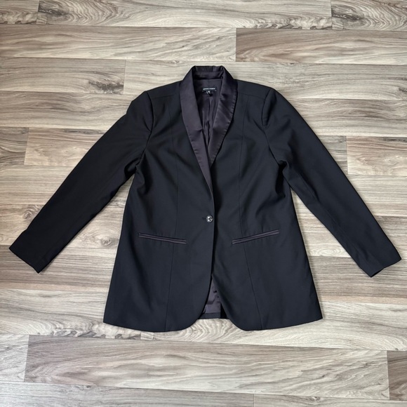 Universal Standard Jackets & Blazers - Universal Standard Black Wool Blend Classic Blazer Size Extra Small